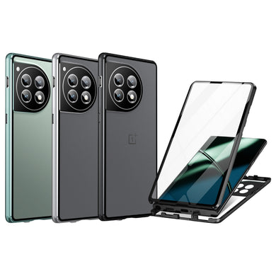 OnePlus 11 - Magnetic HD Tempered Glass Phone Case