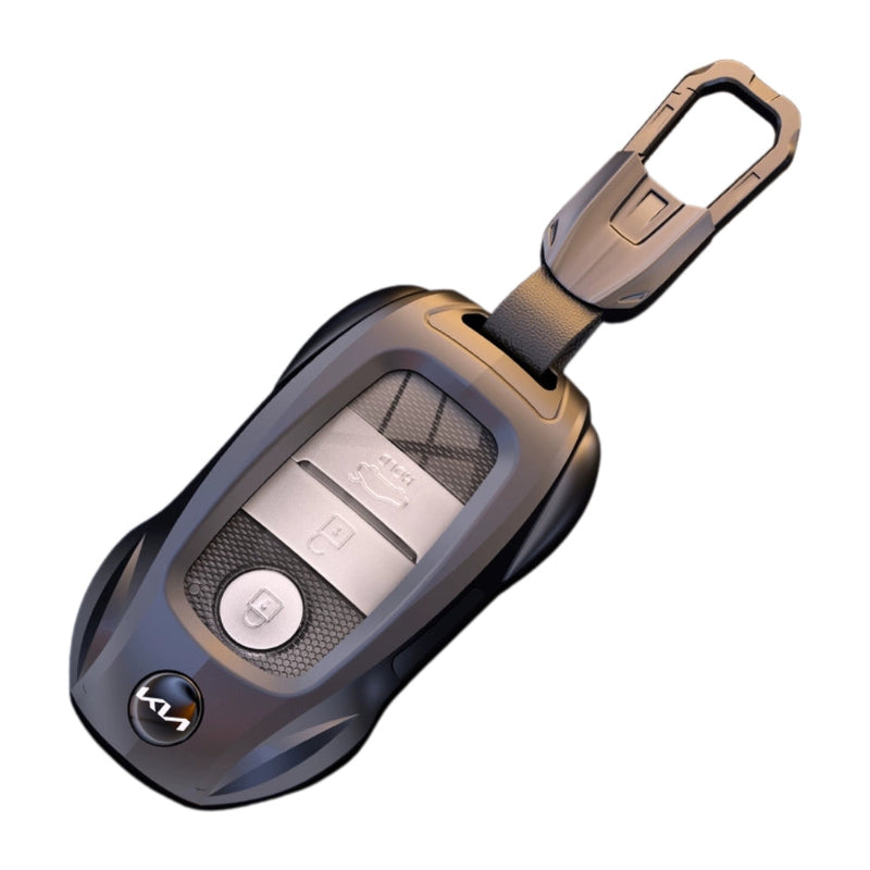 Load image into Gallery viewer, Kia Stylish Metal Car Key Protective Fob Case Cover For K2, K4, K5, Seltos, Sportage, Sonet, Cerato,EV5
