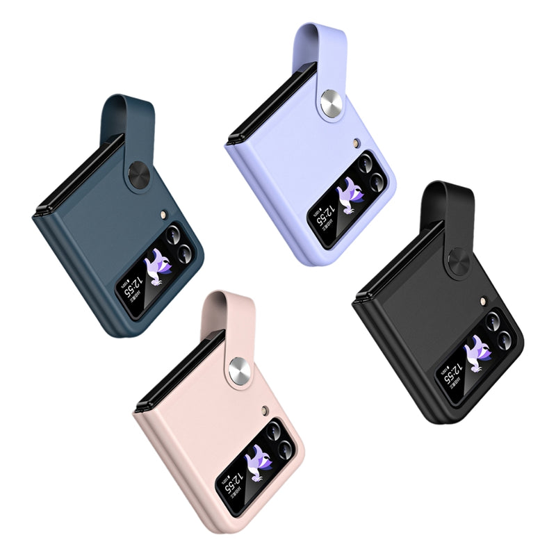 Chargez l&#39;image dans la visionneuse de la galerie, Samsung Galaxy Z Flip 5 (SM-F731) - PU Leather Handheld Stand Phone Case
