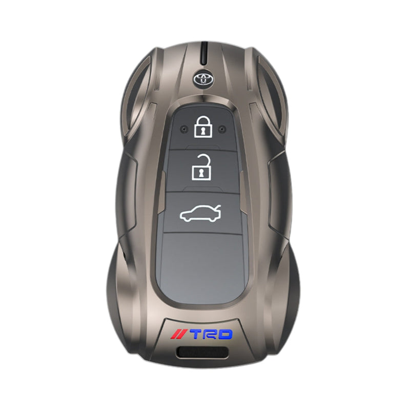 Load image into Gallery viewer, Toyota Metal Cool Fashionable Car Key Fob Case Cover For Crown, Corolla, Camry, C-HR, BZ4X, Prado, RAV4, Avalon, Prius, Alpharo, Mirai
