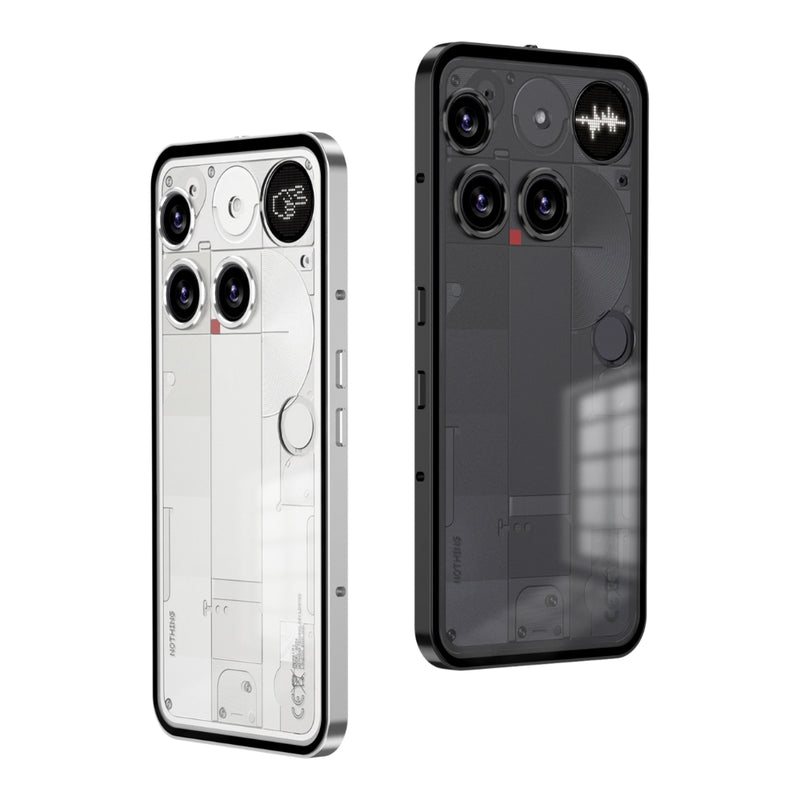 Chargez l&#39;image dans la visionneuse de la galerie, Nothing Phone (3) - Snap Buckle Metal Frame Frosted Phone Case
