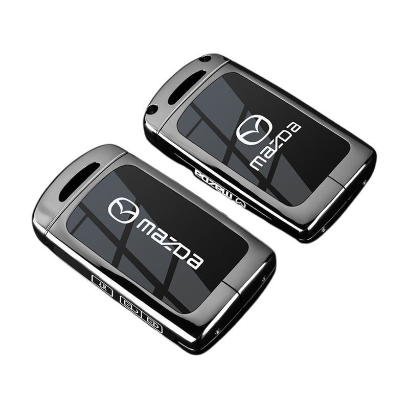 Chargez l&#39;image dans la visionneuse de la galerie, Mazda Zinc Alloy Car Key Fob Protective Case Cover For CX5, CX3, CX30, CX7, CX9, Mazda 2, 3, 6
