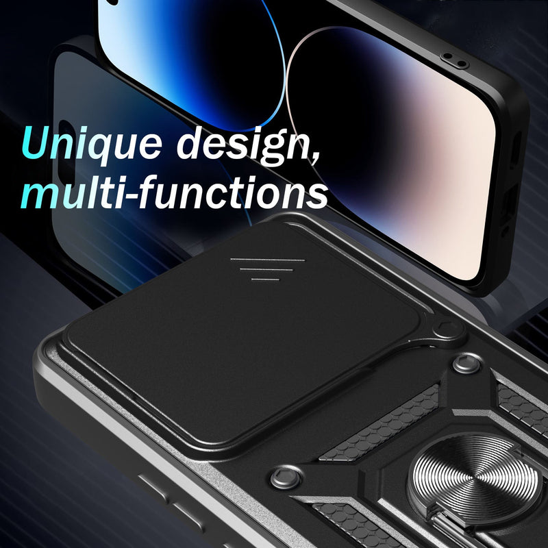 Load image into Gallery viewer, [Built-in Metal Kickstand][With Lens Cover] Nothing Phone (3a)/Pro Full-Cover Shockproof Protective Case - Polar Tech Australia
