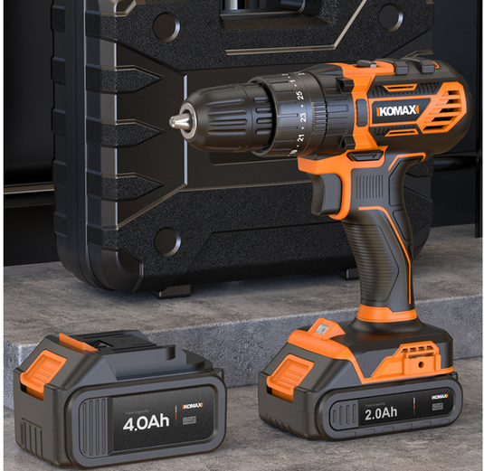 [Battery + Charger Kit] Komax 21V V8 High Power Electric Rechargeable Cordless Drill