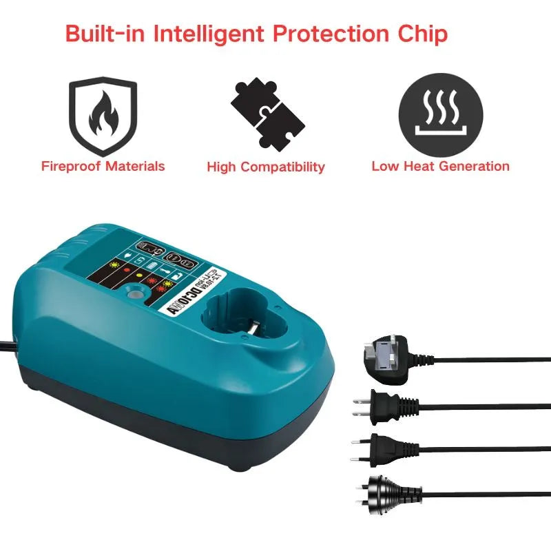 Chargez l&#39;image dans la visionneuse de la galerie, Replacement Charger For Makita 7.2V-10.8V Electrical Tool Li-ion Battery - Polar Tech Australia
