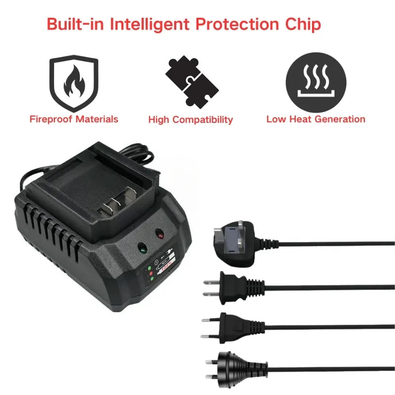 Cargue la imagen en el visor de la galería, Replacement Charger For DongCheng 18V-2A Tool Battery - Polar Tech Australia

