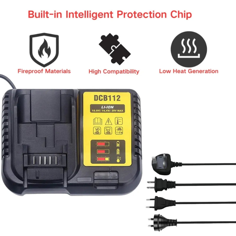 Chargez l&#39;image dans la visionneuse de la galerie, Replacement Charger For Dewalt 10.8V-20V / 2A Electrical Tool Li-ion Battery - Polar Tech Australia
