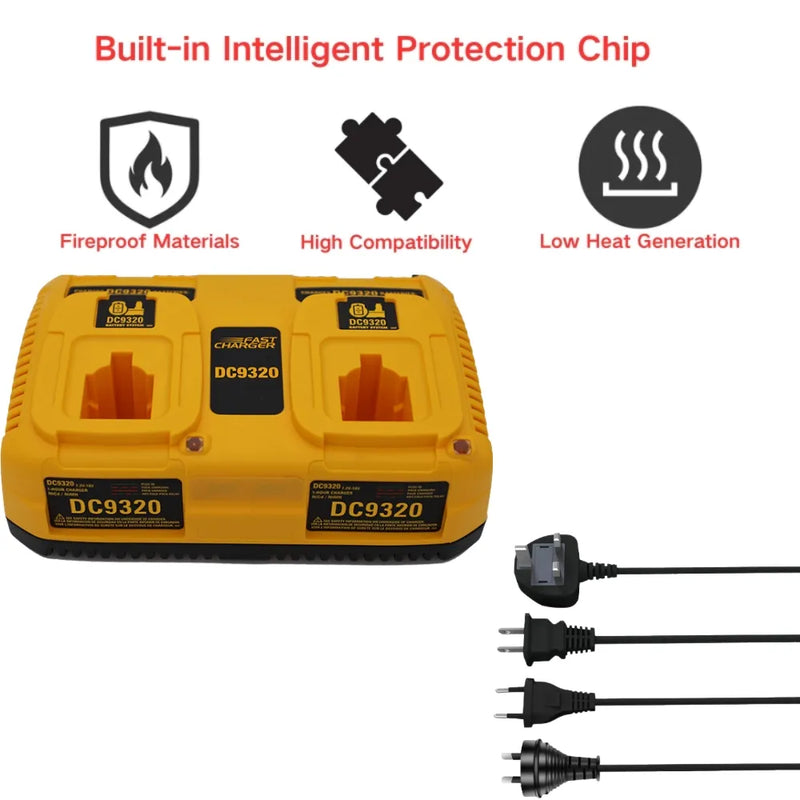 Chargez l&#39;image dans la visionneuse de la galerie, Replacement Charger For Dewalt 7.2V-18V / 4A Electrical Tool Li-ion Battery - Polar Tech Australia
