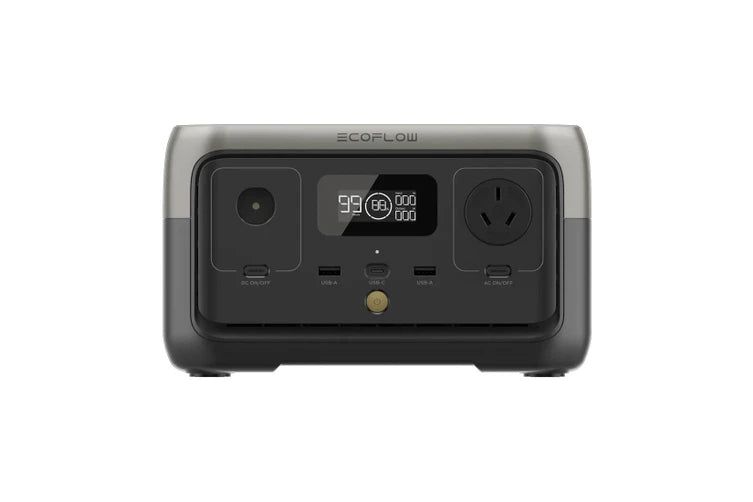 Cargue la imagen en el visor de la galería, [AU Version][Solar Panel Expandable] EcoFlow River 2 - 300W 256Wh Portable Power Station - Polar Tech Australia

