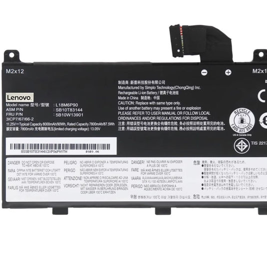 [L18M6P90] Lenovo ThinkPad P53-20QN000BCX/20QN000DMD Replacement Battery - Polar Tech Australia