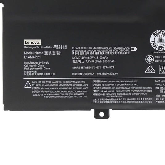 [L14M4P21] Lenovo  Laptop ZHAOYANG K41-70/K41-70 Replacement Battery - Polar Tech Australia