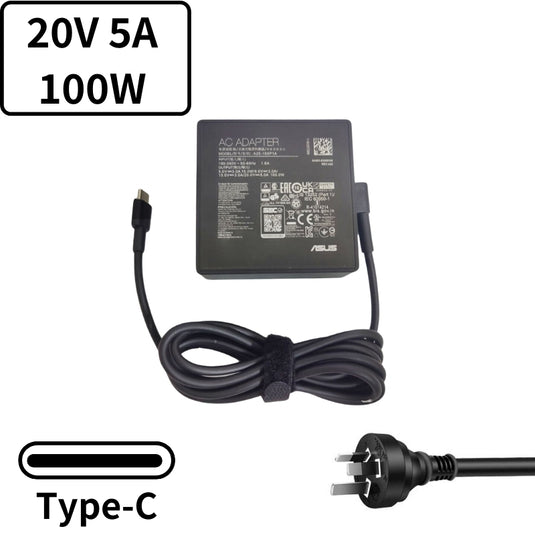 [100W][Type-C] ASUS ROG Flow X13 USB C Laptop AC Wall Super Fast Charger Travel Adapter - Polar Tech Australia