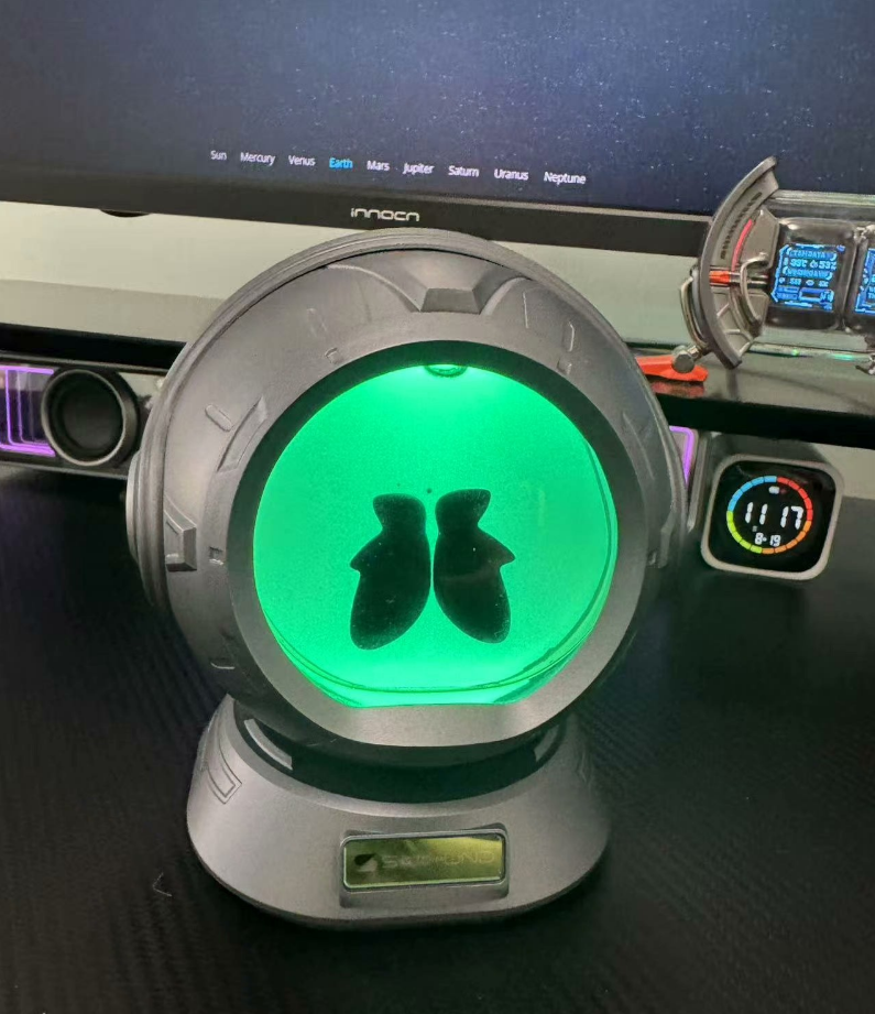 Cargue la imagen en el visor de la galería, Magnetic Fluid Speaker, Dancing Ferrofluid Music Rhythm Lamp, 360° Surround Sound Touch Wireless Bluetooth Speaker Living Room Desktop
