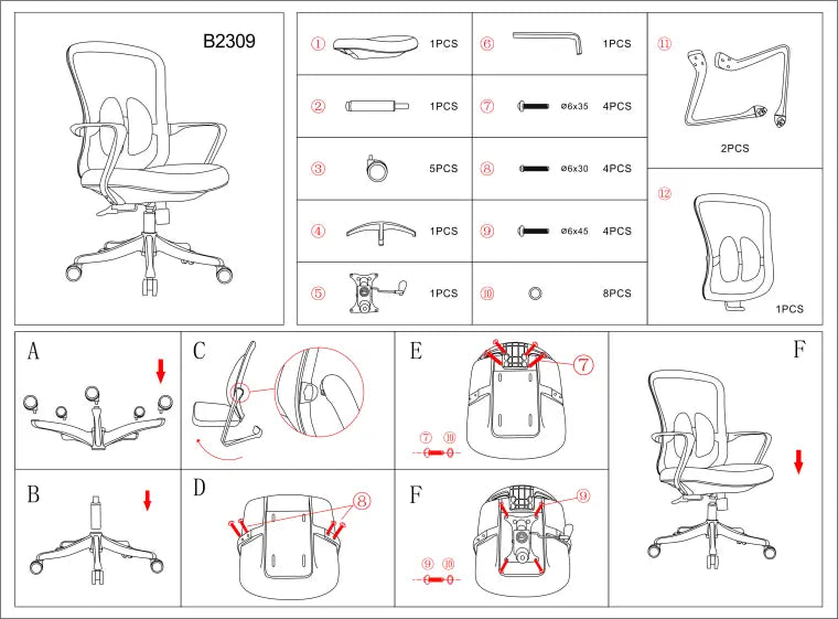 Cargue la imagen en el visor de la galería, [AH2309] Deluxe Ergonomic Adjustable Comfortable Office Chair - Polar Tech Australia
