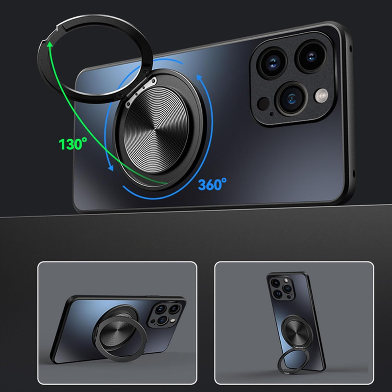 Load image into Gallery viewer, [Magsafe Compatible] OPPO Reno 15 360° Rotating Stand Matte Shockproof Phone Case - Polar Tech Australia
