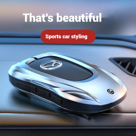 Mazda Stylish Metal Car Key Fob Case Cover For CX-5, CX-3, CX-30, CX-8, MX-5, Mazda3,6