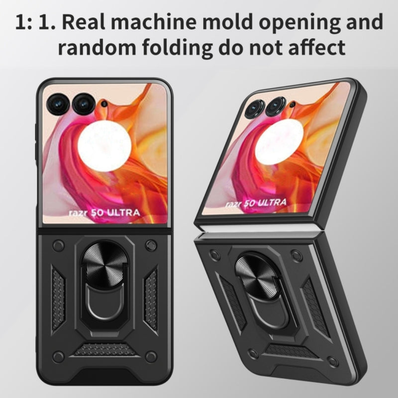 Chargez l&#39;image dans la visionneuse de la galerie, Motorola Moto Razr 2024 - Armor Ring Holder TPU Hybrid PC Phone Case - Polar Tech Australia
