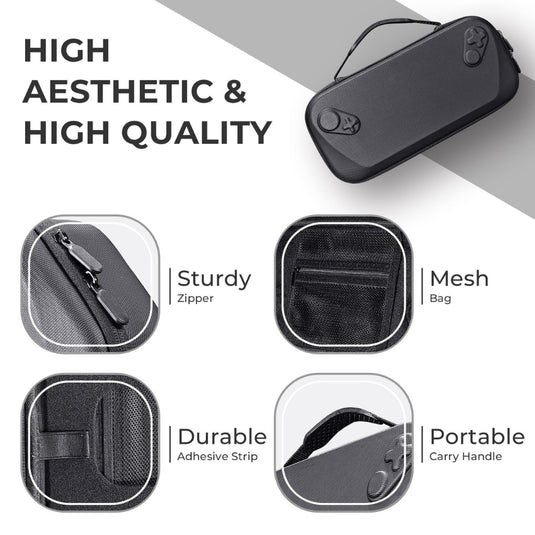 Hard Shell Carrying Case for ASUS ROG Xbox Ally X / Ally Portable Travel Bag Zipper Protective Cover