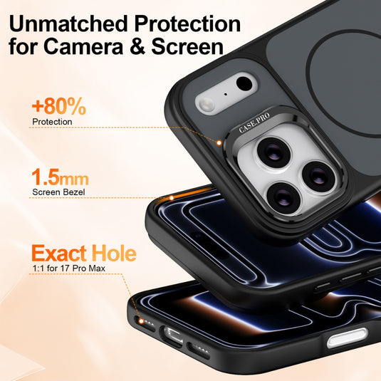 Apple iPhone 18 Pro - Bright Color Contrast Skin-feel Camera Bracket Magsafe Phone Case