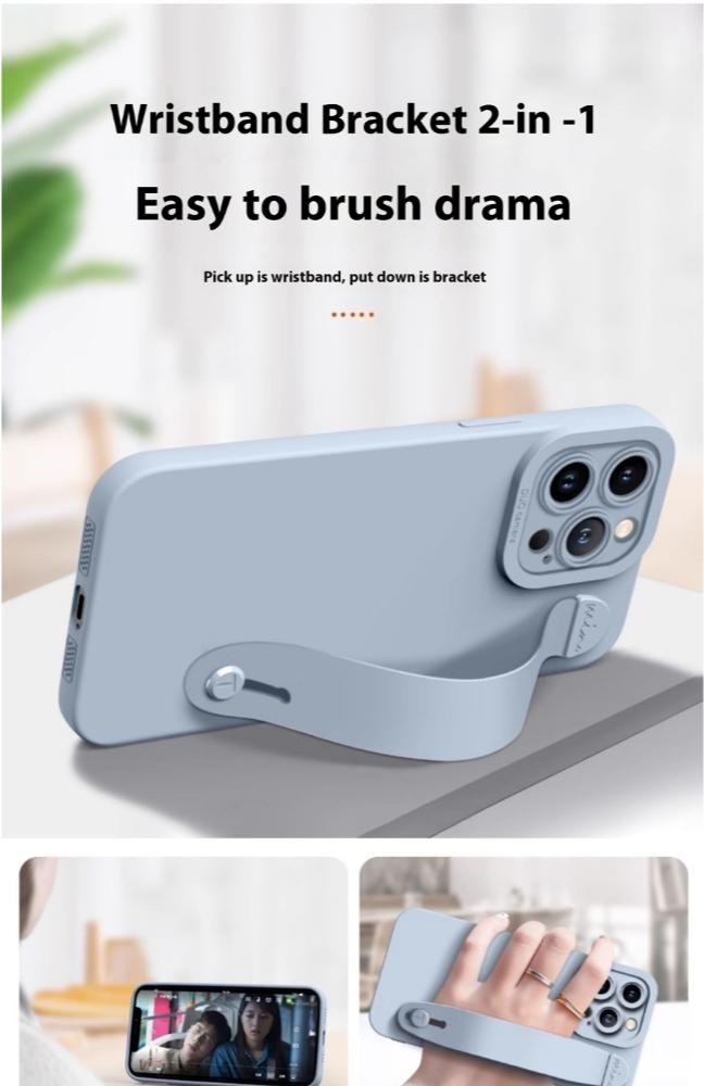 Load image into Gallery viewer, [Wrist Strap Bracket] Apple iPhone 12/Pro/Max - Washable Liquid Silicone Protective Case - Polar Tech Australia
