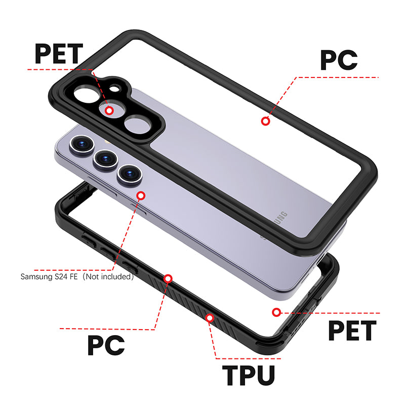 Load image into Gallery viewer, [FS Series] Samsung Galaxy S24 FE (SM-S721) - Redpepper IP68 Waterproof Heavy Duty Tough Armor Case - Polar Tech Australia

