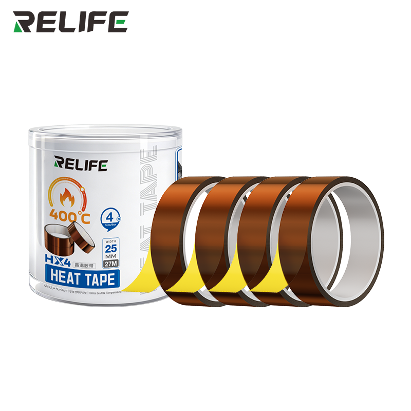 Chargez l'image dans la visionneuse de la galerie, [HX4] Relife High Temperature Kapton Tape with Multiple Sizes for Electronics Repair
