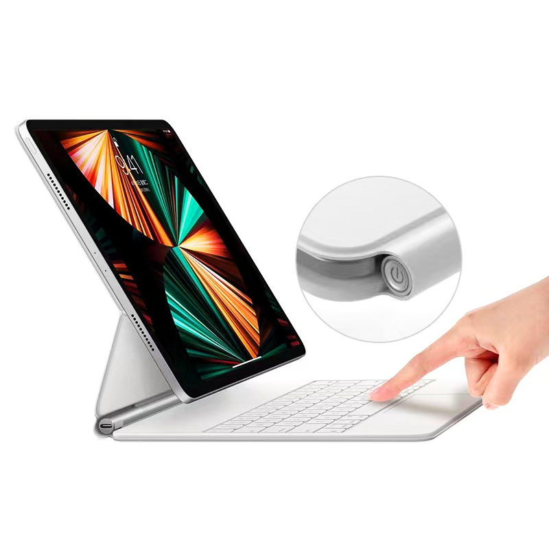 Chargez l&#39;image dans la visionneuse de la galerie, [With Touchpad][Magic Keybord] Apple iPad Pro 13-inch 7th Gen (2024) Smart Multi-Touch Trackpad Magnetic Wireless Keyboard Case With RGB Backlit - Polar Tech Australia
