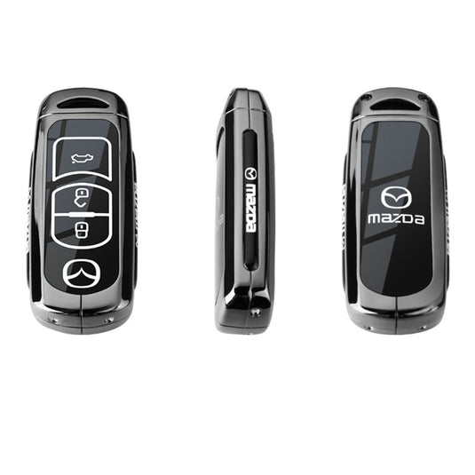 Mazda Zinc Alloy Car Key Fob Protective Case Cover For CX5, CX3, CX30, CX7, CX9, Mazda 2, 3, 6