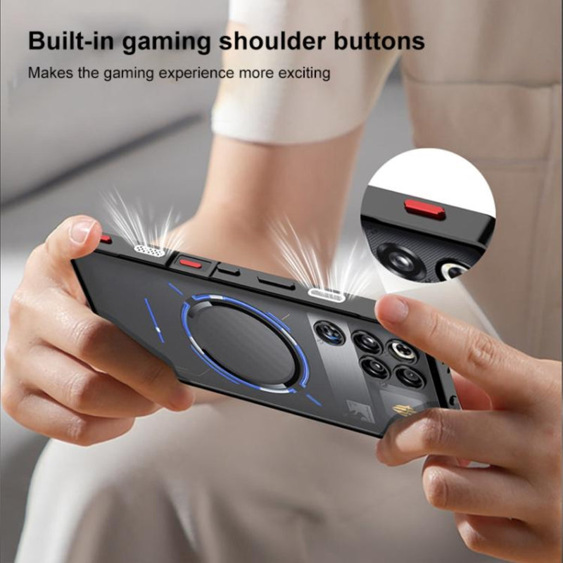 Cargue la imagen en el visor de la galería, ZTE nubia RedMagic 11 Pro / 11 Pro Plus - Single sided Snap Buckle Metal Frame Frosted MagSafe Phone Case - Polar Tech Australia
