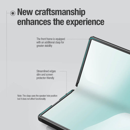 Samsung Galaxy Z Fold8 Ultra 5G - Nillkin Super Frosted Shield Fold Magnetic Matte Case