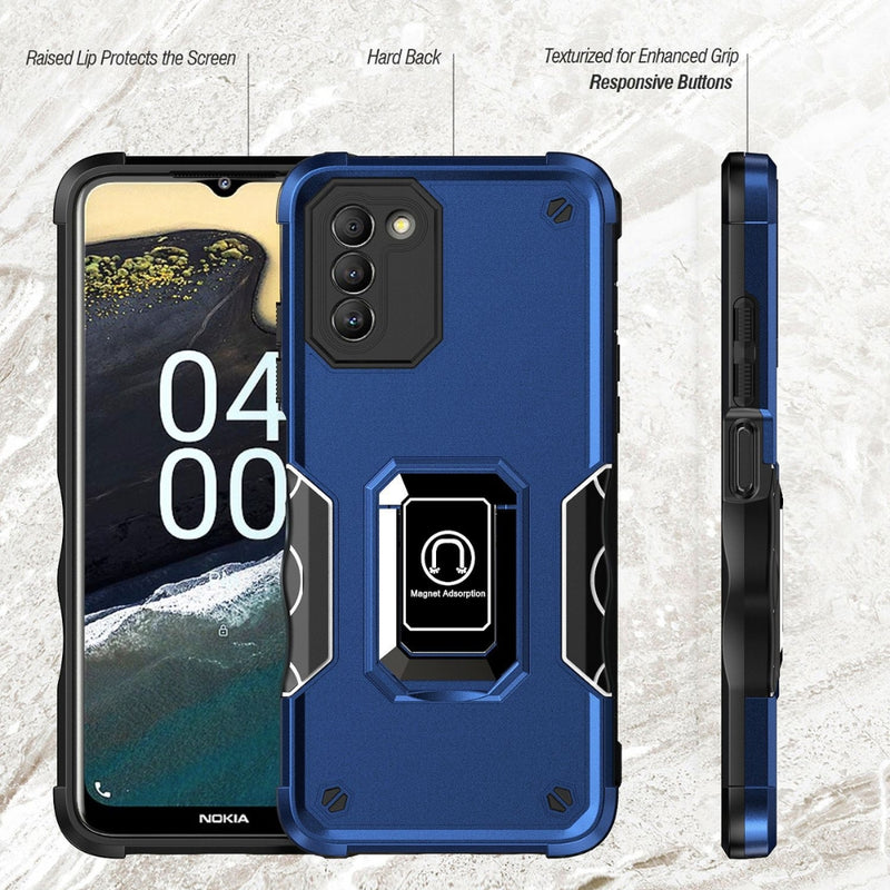Load image into Gallery viewer, Nokia X100 - Non-slip Shockproof Armor Phone Case with Ring Holder
