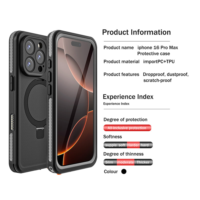 Load image into Gallery viewer, [TB Series][Magsafe Compatible] Apple iPhone 16 / 16 Plus / 16 Pro / 16 Pro Max - Redpepper Full Covered Waterproof Heavy Duty Tough Armor Case - Polar Tech Australia
