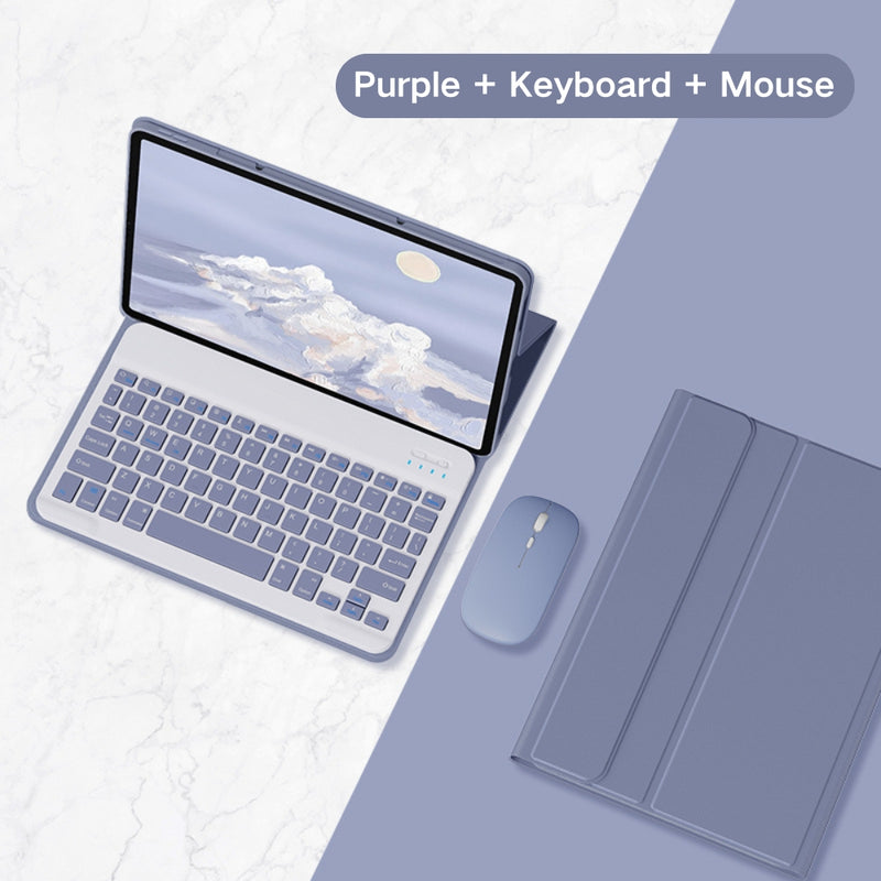 Cargue la imagen en el visor de la galería, Lenovo Tab M11 11.0&quot; 2024 (TB-330XU/330FU) - Detachable Magnetic Bluetooth Keyboard Case With Backlight and Mouse - Polar Tech Australia
