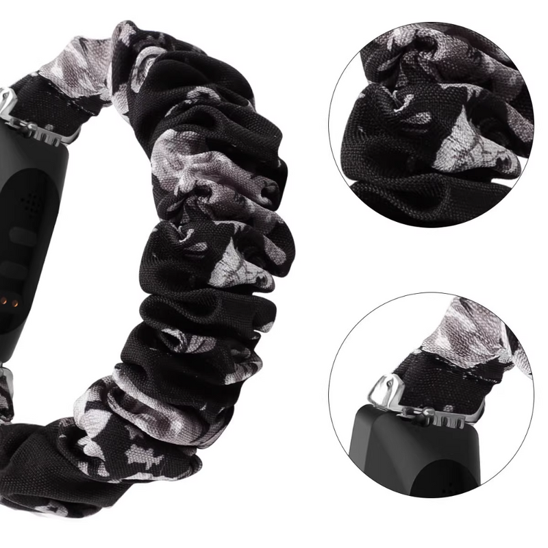 Cargue la imagen en el visor de la galería, Elastic Scrunchie Band for Fitbit Inspire 1 / Inspire HR / Inspire 2 / Inspire 3 – Replacement Strap
