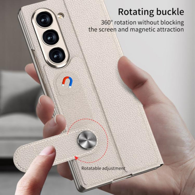 Load image into Gallery viewer, Samsung Galaxy Z Fold7 5G - GKK Integrated Flip Leather Phone Case
