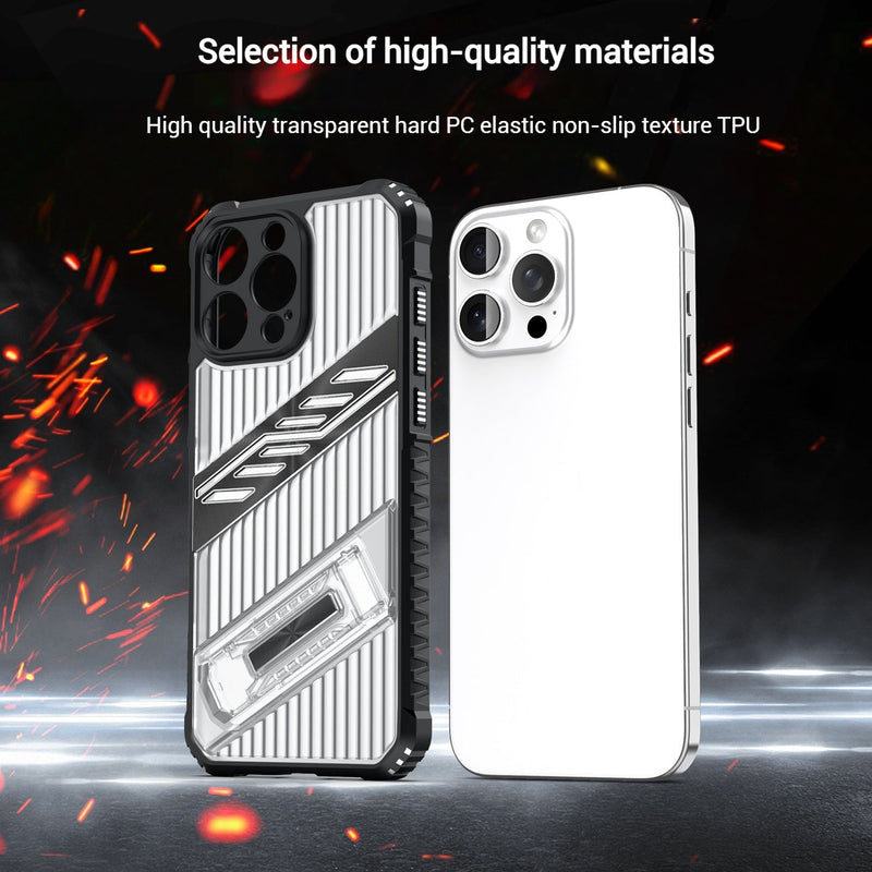 Cargue la imagen en el visor de la galería, [Built-in Invisibla Bracket] Apple iPhone 16e Transparent Shockproof Protective Case - Polar Tech Australia
