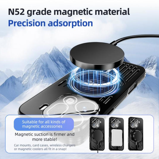 OPPO Find X9 Pro - Magsafe Heat Sink Cooling Phone Case