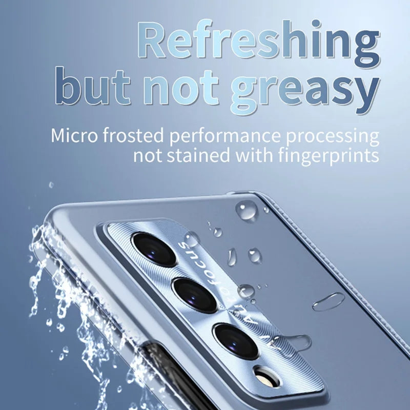 Cargue la imagen en el visor de la galería, [With Pen Slot] Samsung Galaxy Z Fold 6(SM-F956) - Full Coverage Electroplated Magnetic Hinge Shockproof Protective Case
