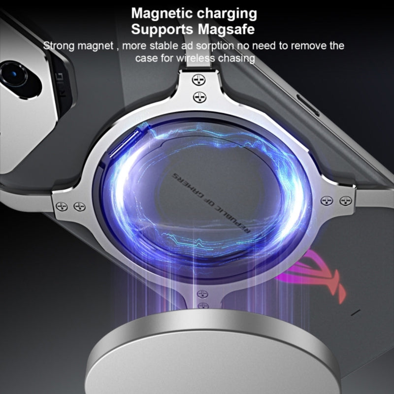 Chargez l&#39;image dans la visionneuse de la galerie, Asus ROG Phone 9 / 9 Pro - Mechanical Arm Borderless MagSafe Holder Metal Phone Case - Polar Tech Australia
