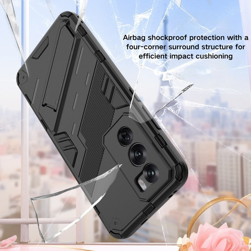 Load image into Gallery viewer, OPPO Reno12/Pro - Armored Style Shockproof Stand Phone Case - Polar Tech Australia
