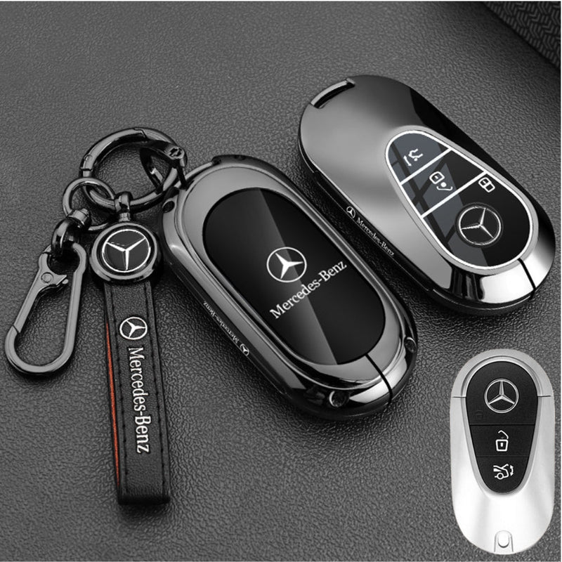 Load image into Gallery viewer, Mercedes Benz Stylish with Cool Shockproof Car Key Fob Protective Case Cover For Benz A, C, E, S, G-Class, GLA, GLB, GLC, GLE, GLS
