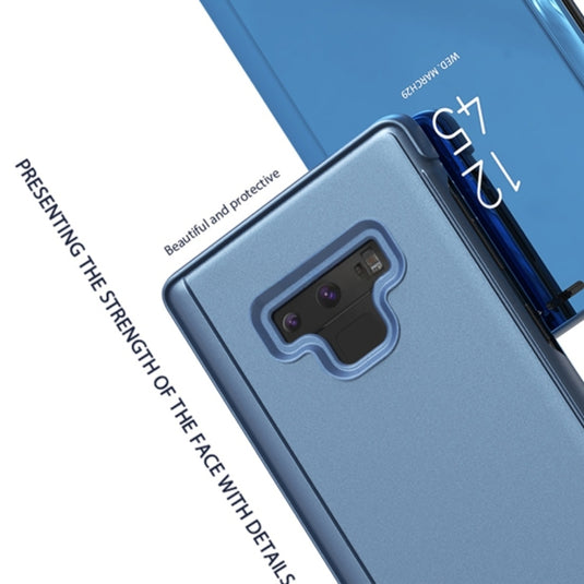 Samsung Galaxy Note 9 (SM-N960) - Mirror Clear View Horizontal Flip PU Leather Case