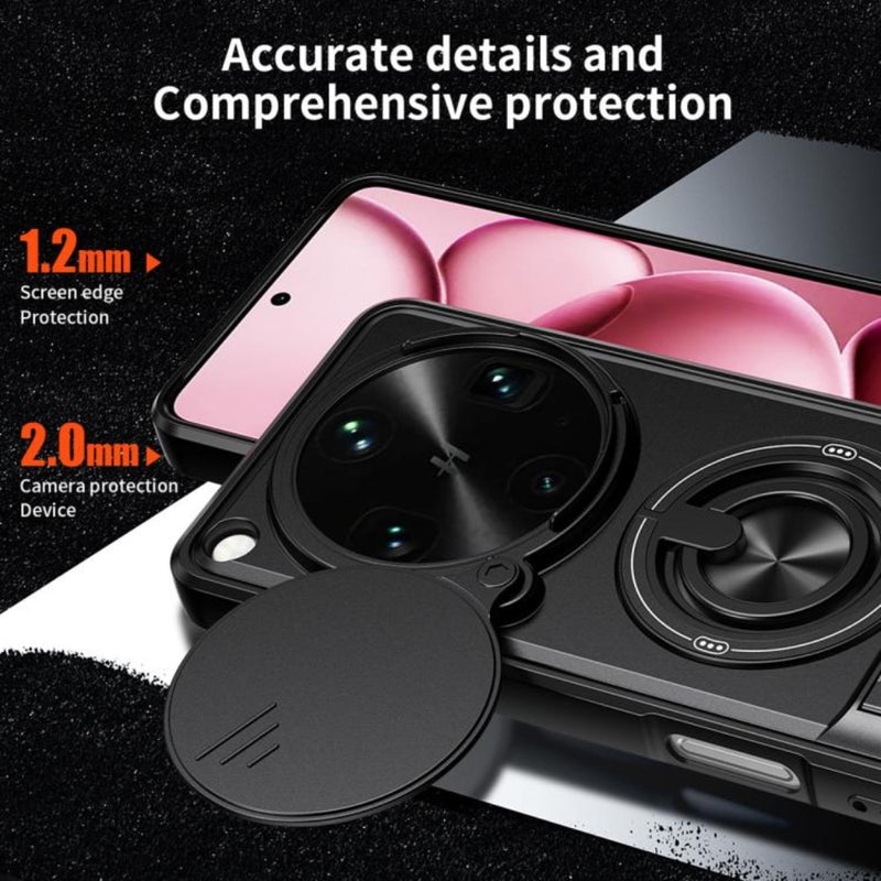 Load image into Gallery viewer, OPPO Find X9 Ultra - Sliding Window Multifunctional Magnetic Shockproof Phone Case - Polar Tech Australia
