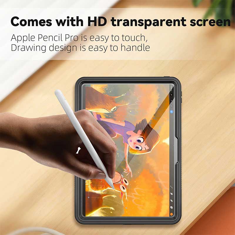 Cargue la imagen en el visor de la galería, Apple iPad Pro 13-inch M4 (2024) - Full Covered Waterproof Heavy Duty Tough Armor Case - Polar Tech Australia
