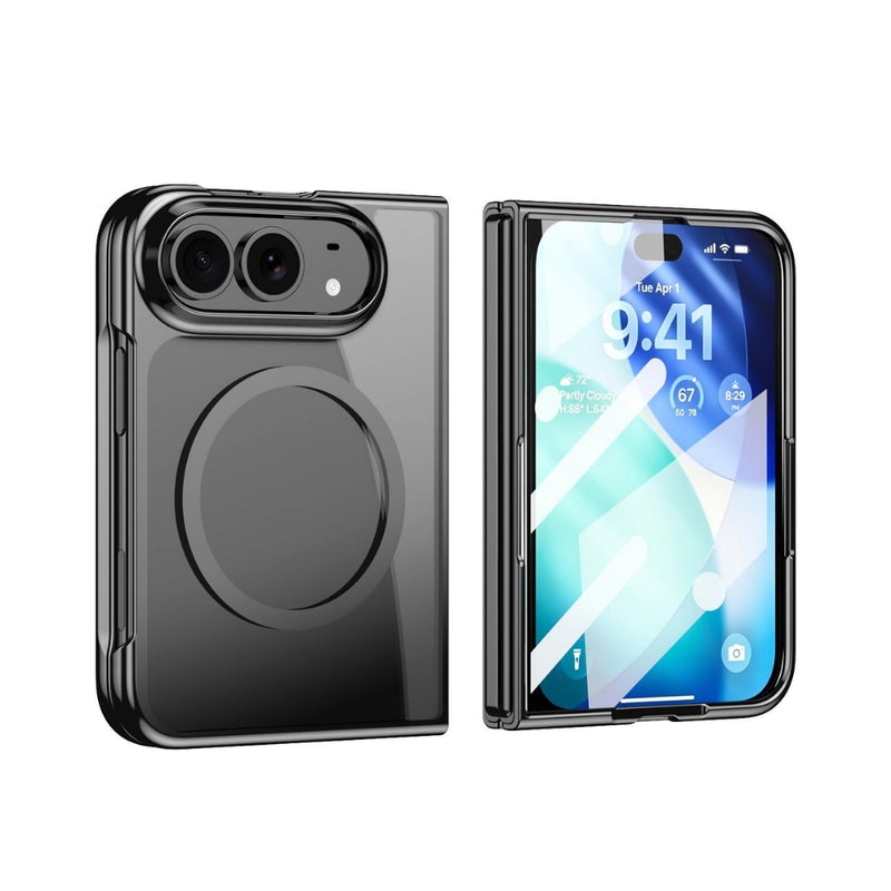 Load image into Gallery viewer, Apple iPhone Ultra - Clear Plated Magnetic Integrated Film Phone Case
