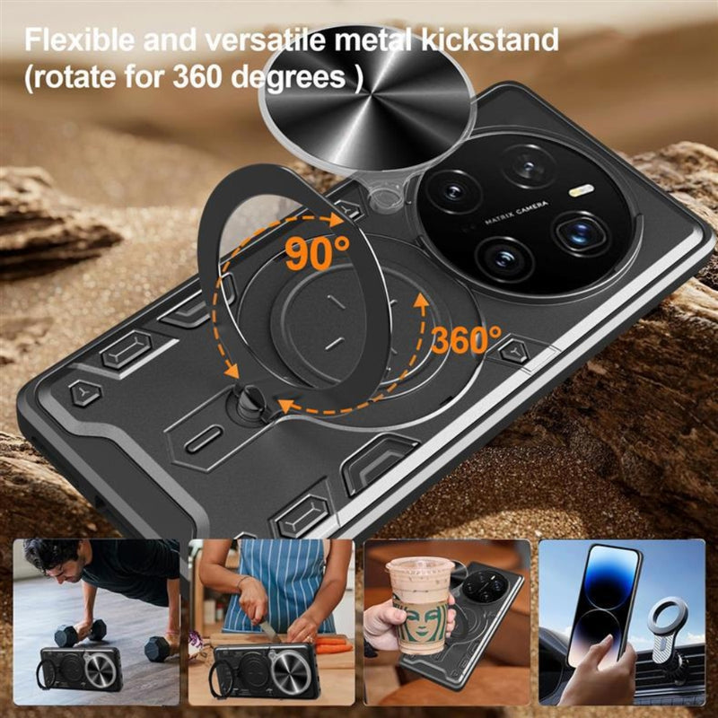 Load image into Gallery viewer, Honor Magic7 Pro (PTP-N49, PTP-AN10) - Heavy Duty Sliding Camshield Ringer Holder Phone Case
