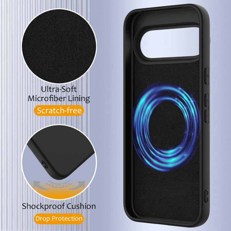 Cargue la imagen en el visor de la galería, Google Pixel 11 - Shockproof Silicone Magsafe Phone Case
