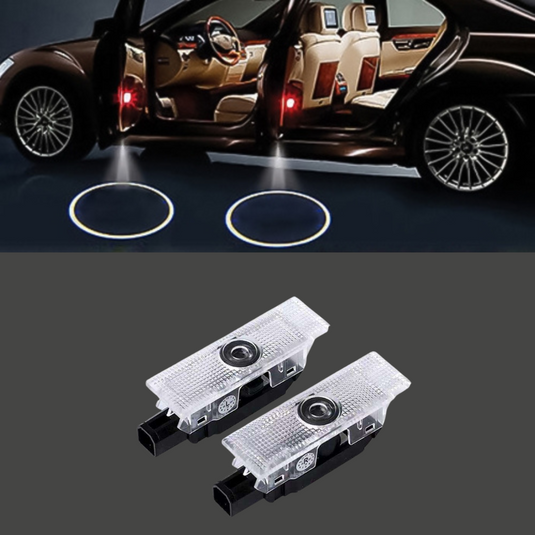 [2 PCS] Maserati Car Door Logo Light Brand Shadow Lights Courtesy Lamp - Polar Tech Australia