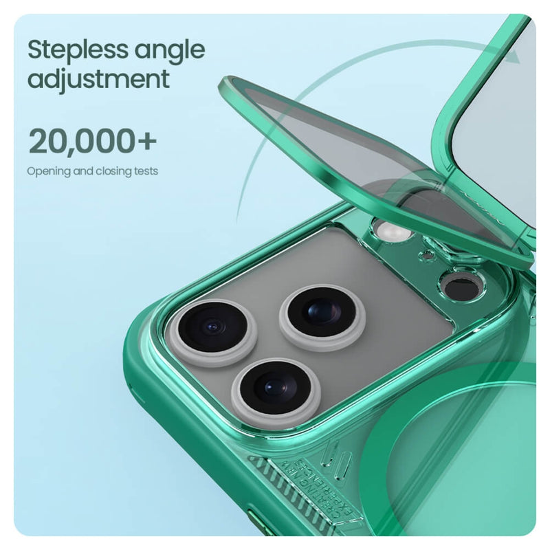 Chargez l'image dans la visionneuse de la galerie, Apple iPhone 18 Pro Max - Nillkin Iceblade Prop Frame version Magnetic Camera protective cover case
