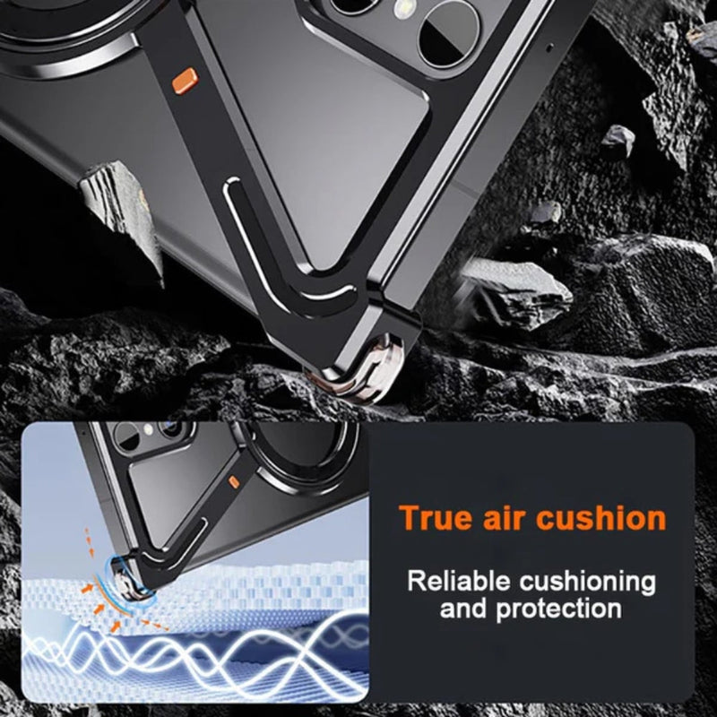 Load image into Gallery viewer, [Z-type metal bracket shell] Samsung Galaxy S24/Plus/Ultra - Magsafe Magnetic Phone Case - i-Station Mobile Phone &amp; Electronic Device Repair and Accessories

